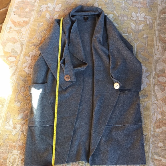 NWOT Open Front Gray Cardigan - Picture 5 of 5